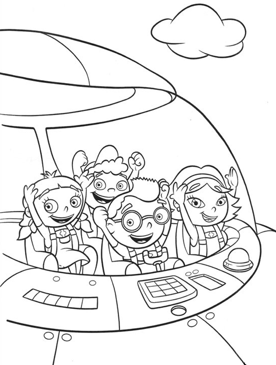 little einsteins coloring pages