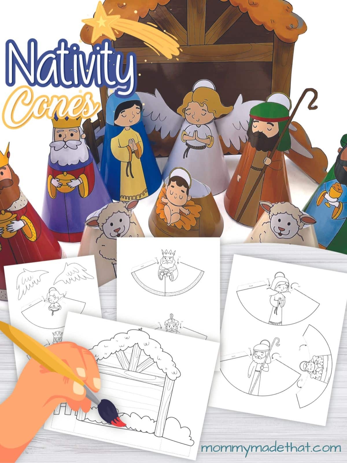 Free Printable Nativity Scene Super Cute 3D Scene Free Printable Nativity Scene Super Cute 3D Scene