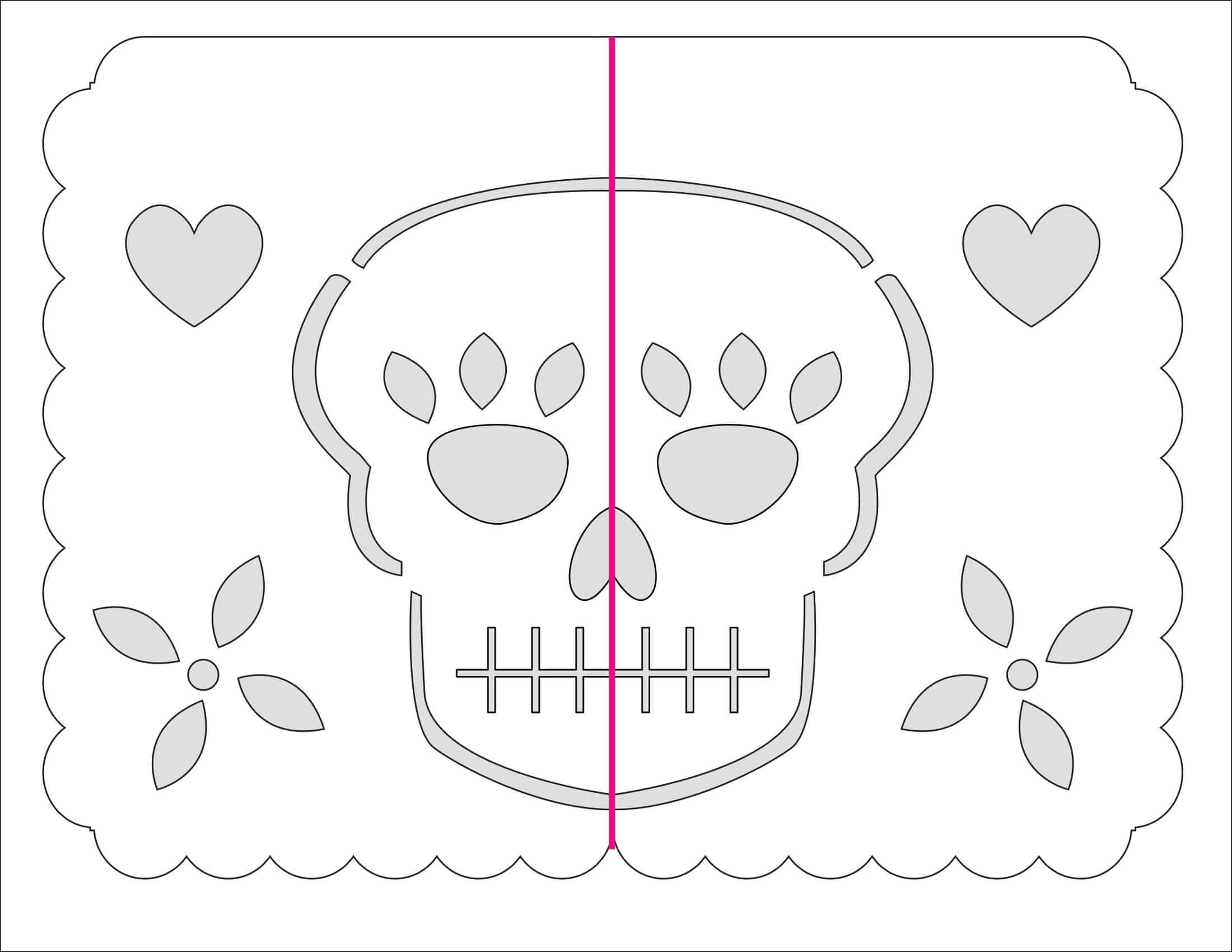 Free Printable Papel Picado Template Printable
