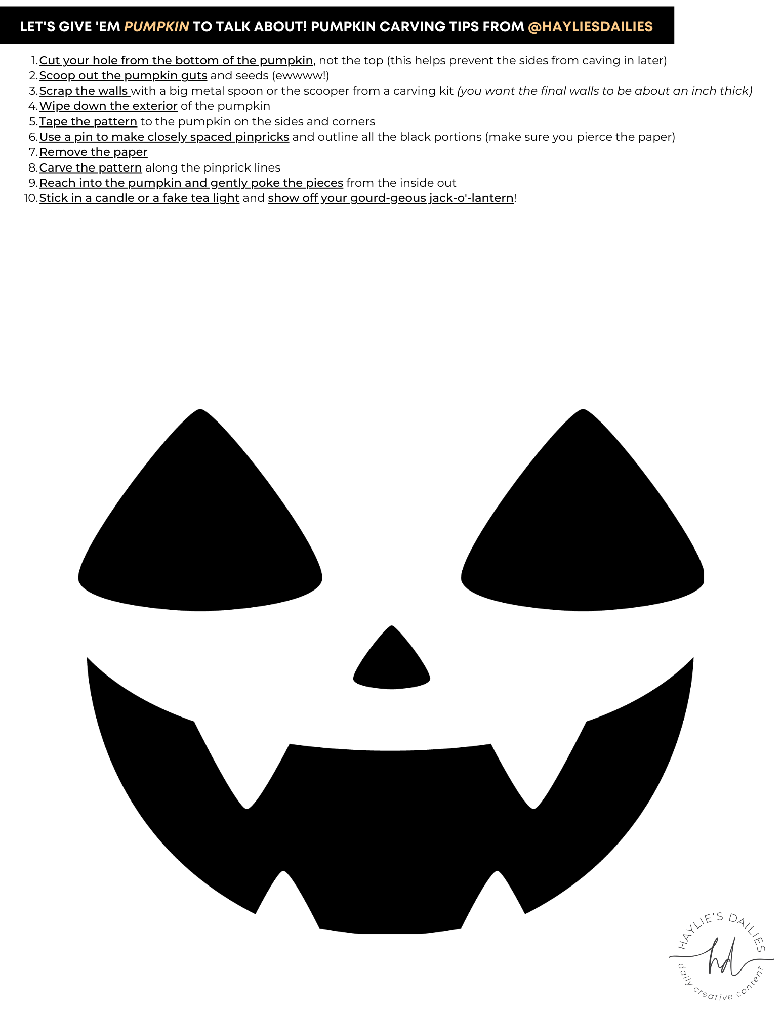 Free Printable Pumpkin Carving Patterns For The Most Boo tiful Jack o Lanterns In Town Haylie s Dailies Free Printable Pumpkin Carving Patterns For The Most Boo tiful Jack o Lanterns In Town Haylie s Dailies