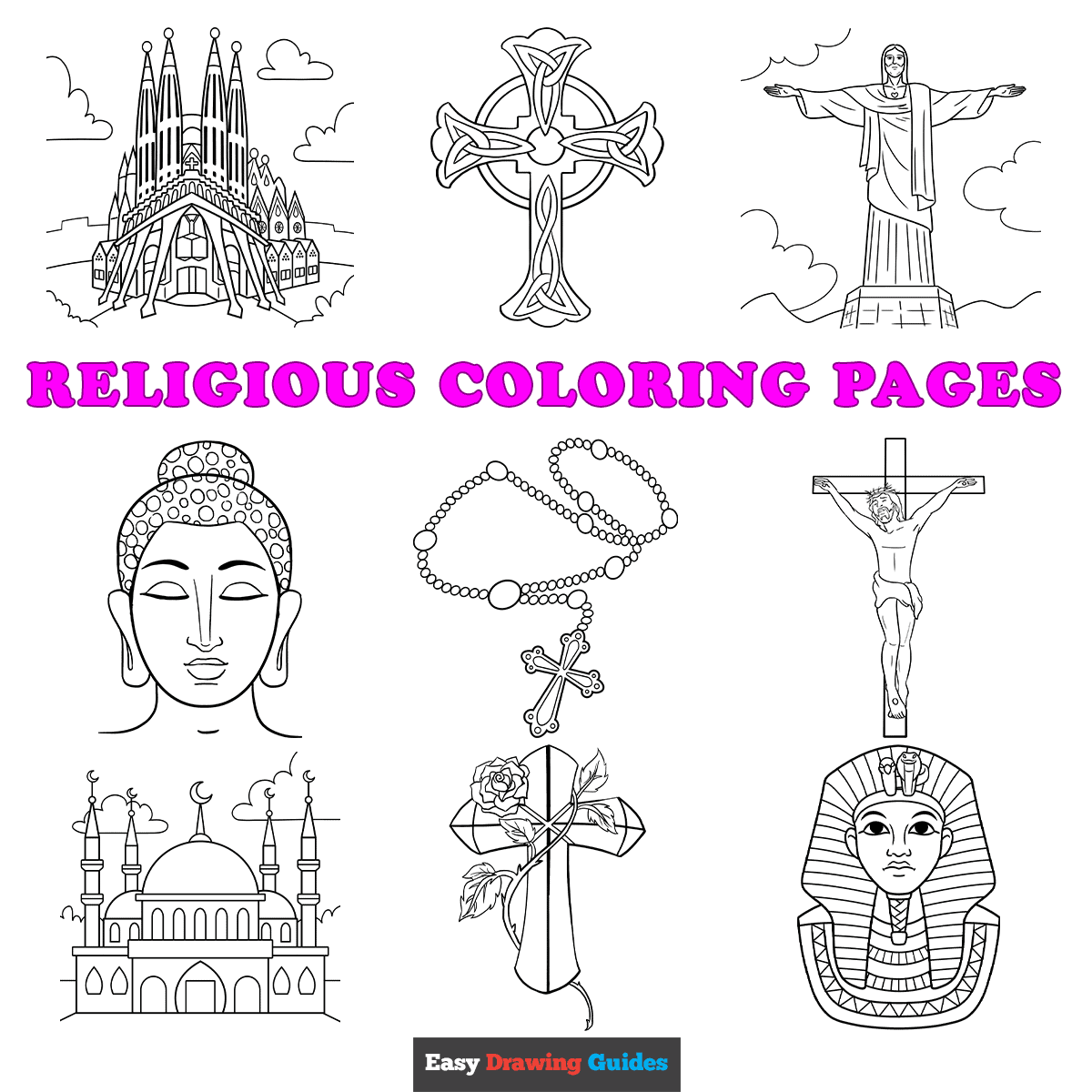 religious pictures to color