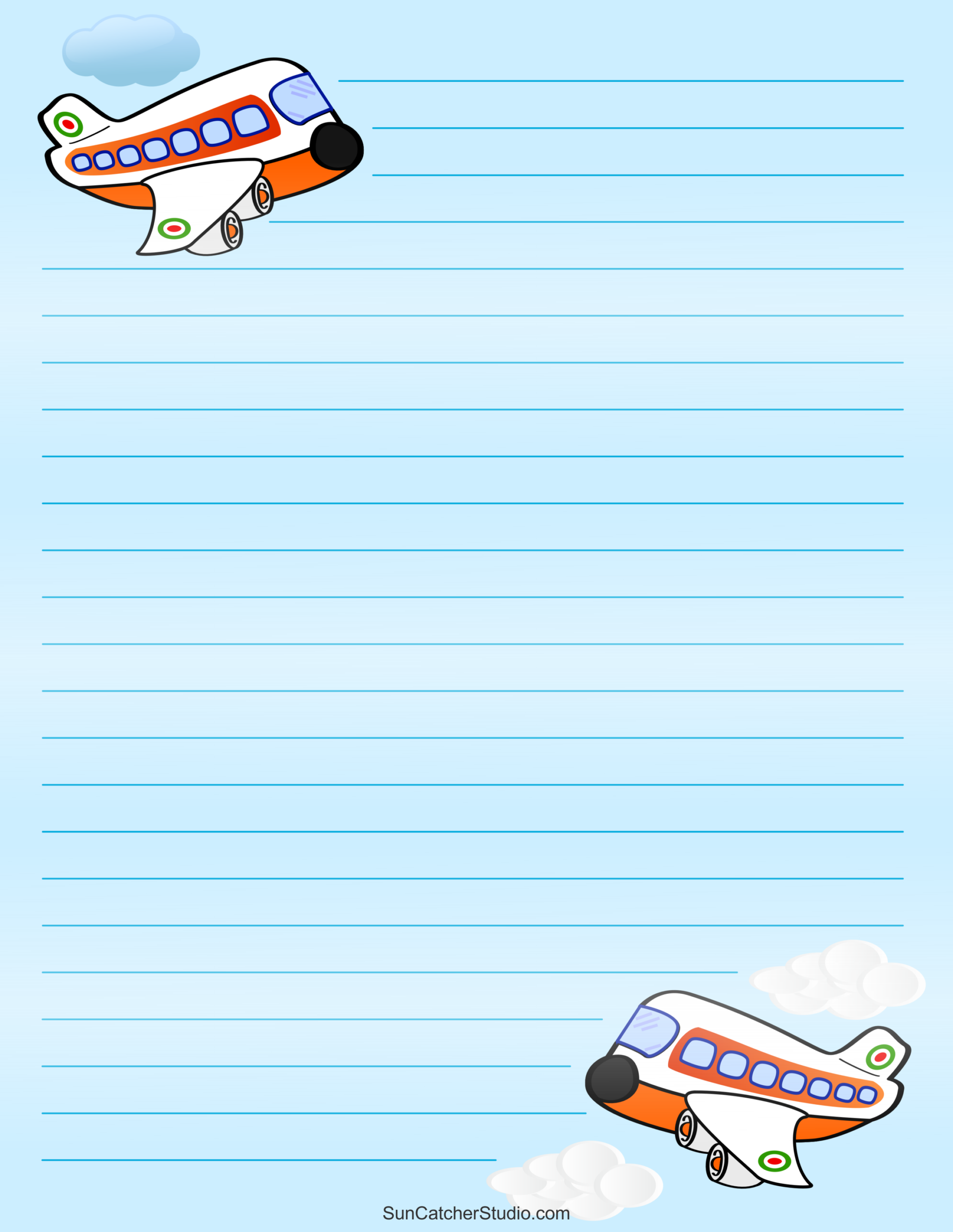 Free Printable Stationery And Lined Letter Writing Paper Free Printables Lettering SVG Files Tools Apps