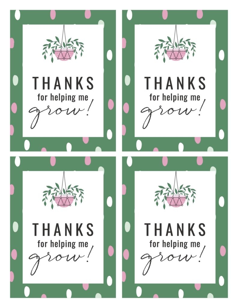 teacher printable gift tags