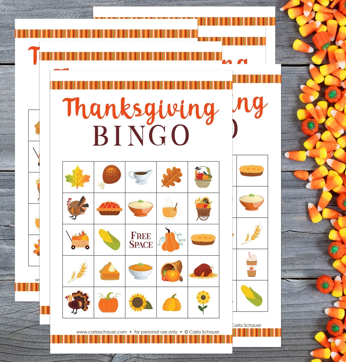 free printable thanksgiving bingo