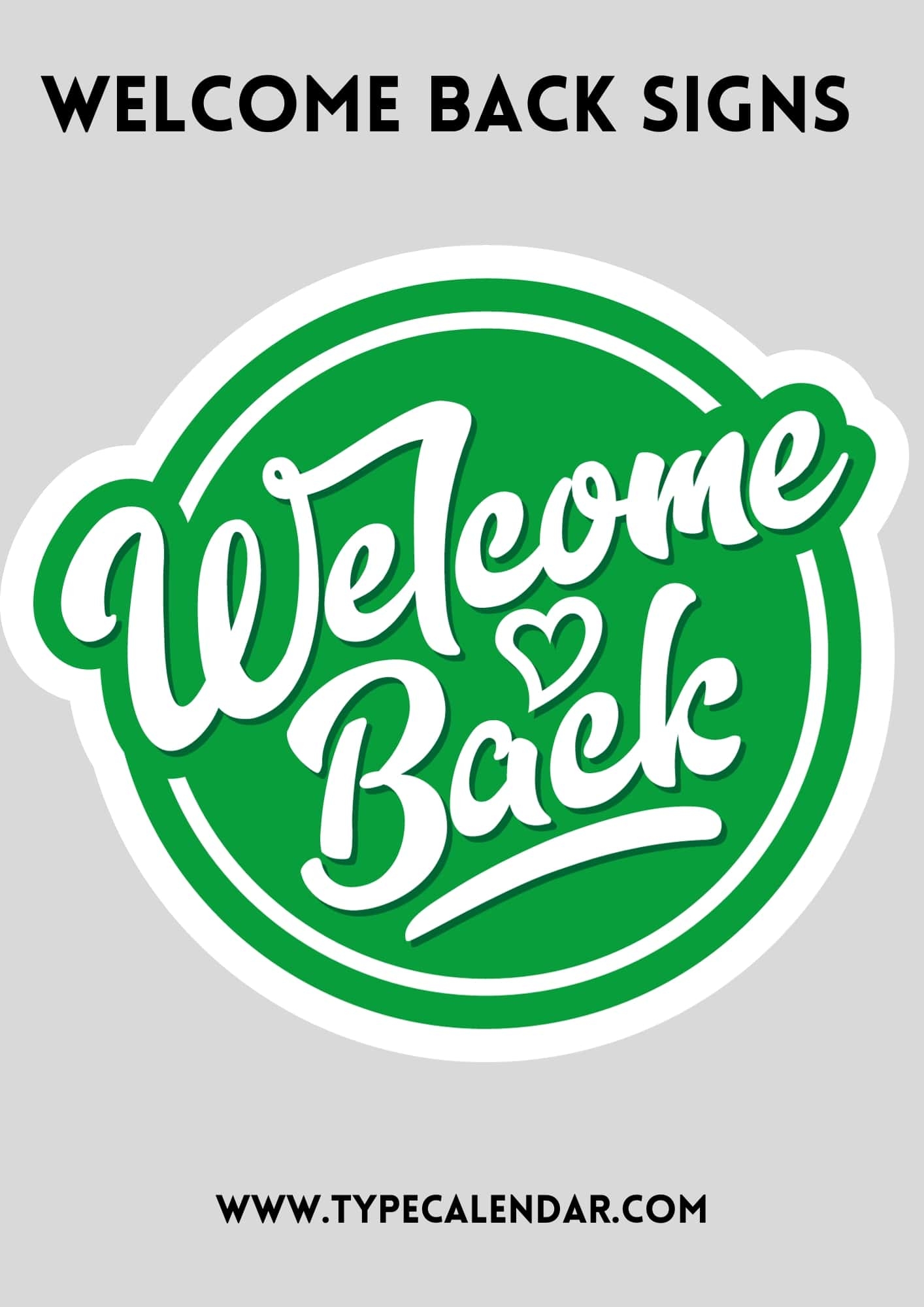 welcome back banner printable free