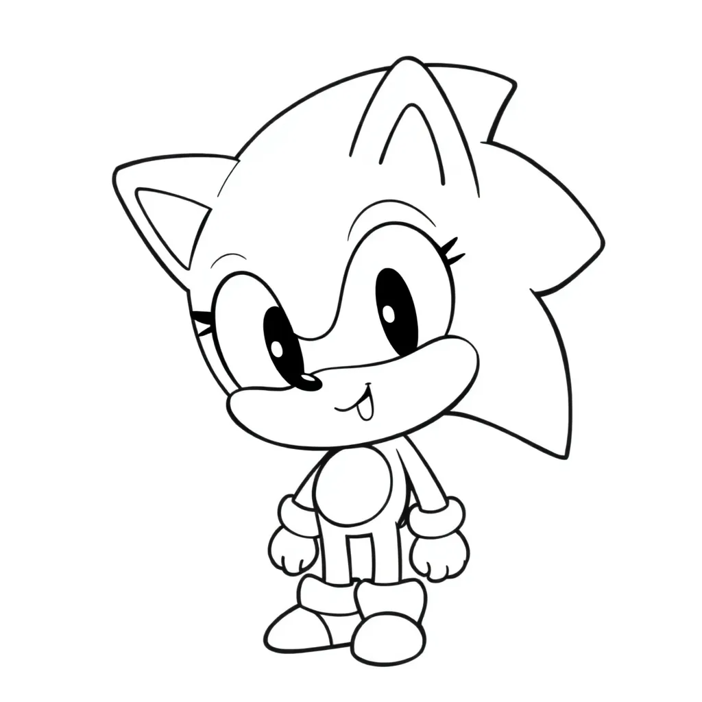Free Sonic Coloring Pages 7 Art Styles In 1 Second 