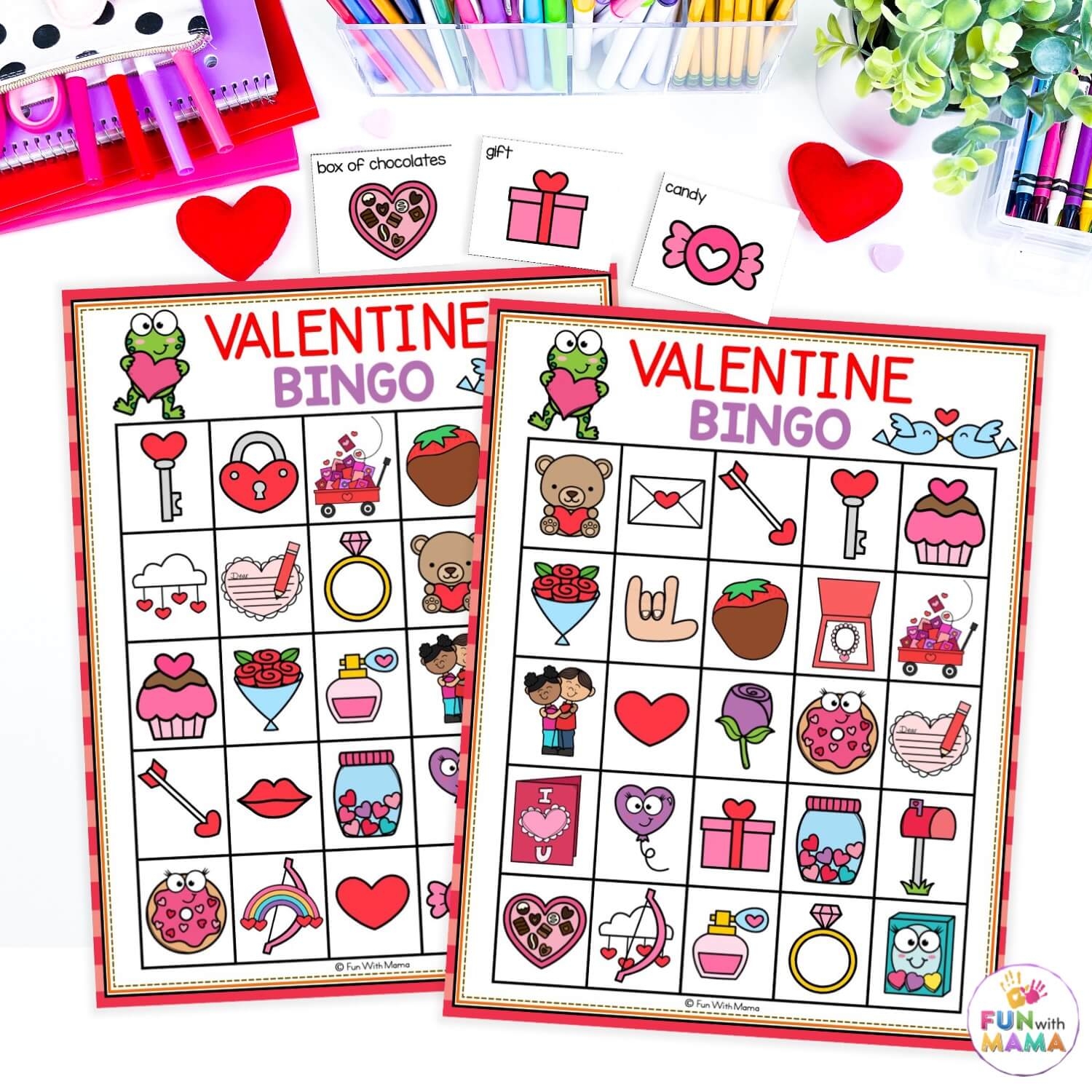 Free Valentine s Bingo Game Fun With Mama