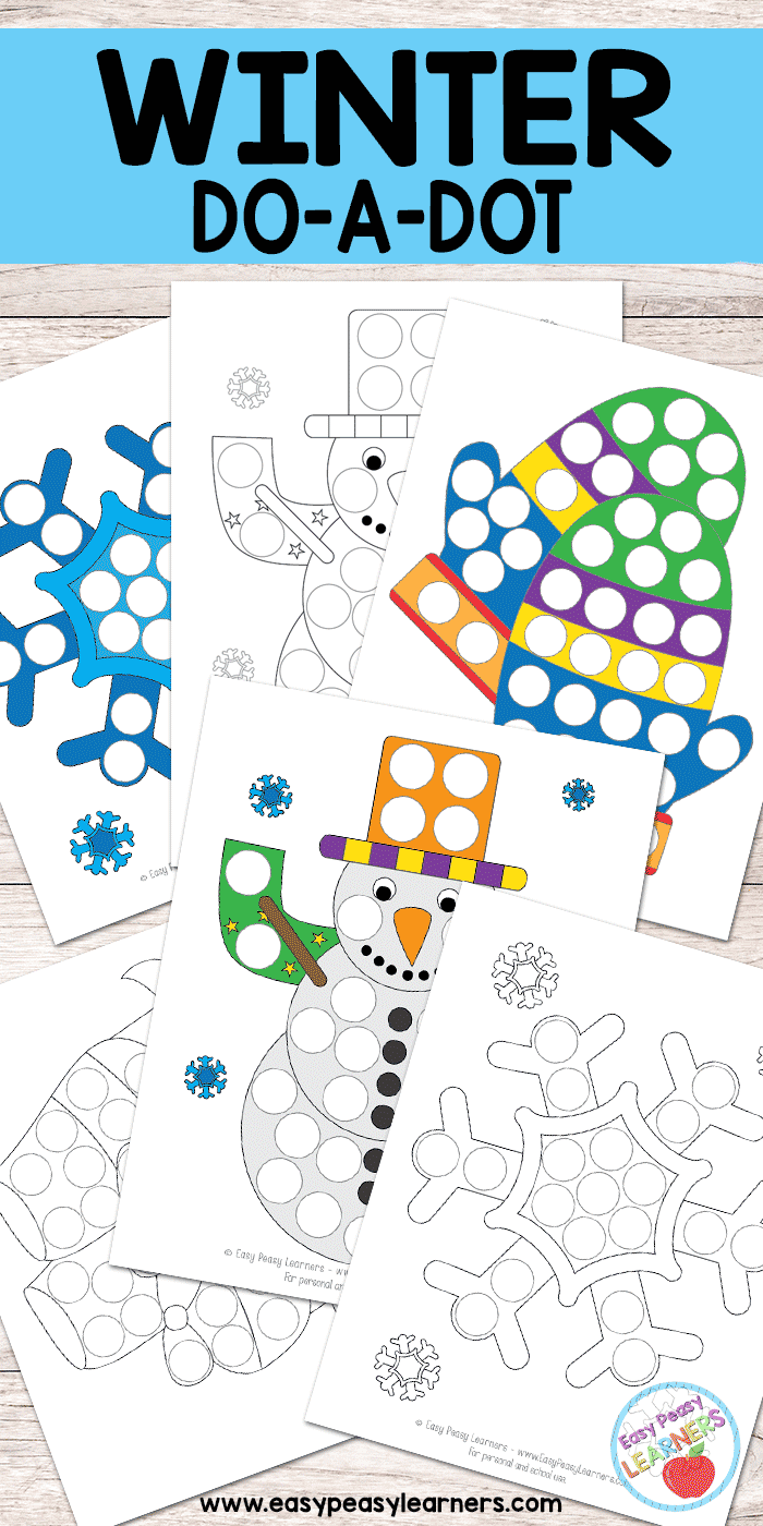 Free Winter Do A Dot Printables Easy Peasy Learners Free Winter Do A Dot Printables Easy Peasy Learners