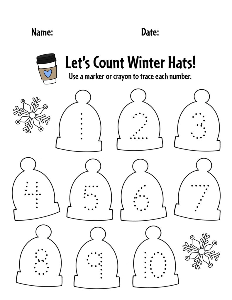 Free Winter Worksheets For Preschool The Hollydog Blog Free Winter Worksheets For Preschool The Hollydog Blog