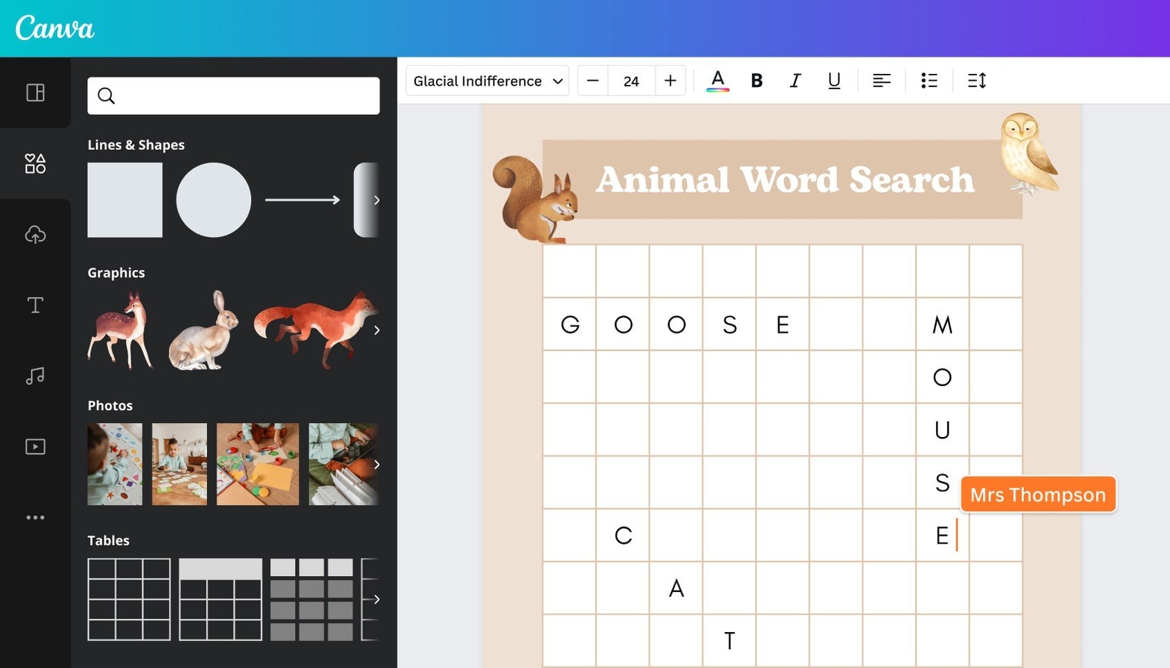 Free Word Search Maker Make Your Own Word Search Canva