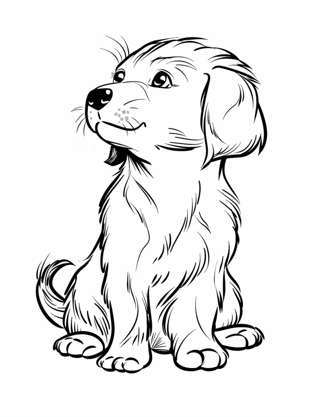 printable puppy coloring pages
