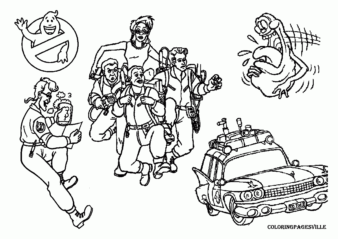 Ghostbusters Coloring Pages