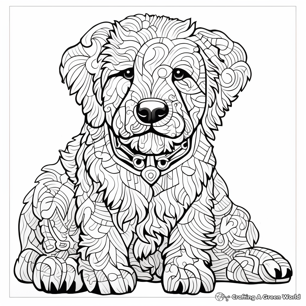 Golden Doodle Coloring Pages Free Printable 