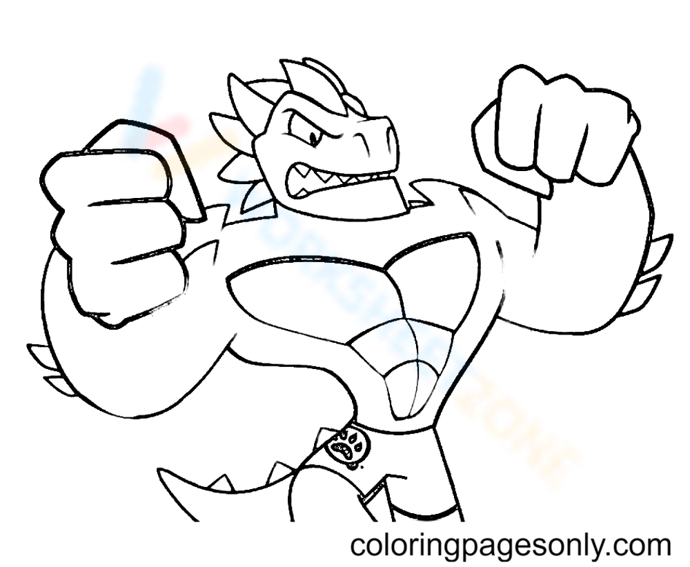 Goo Jit Zu Coloring Pages Printables Worksheetzone Coloring