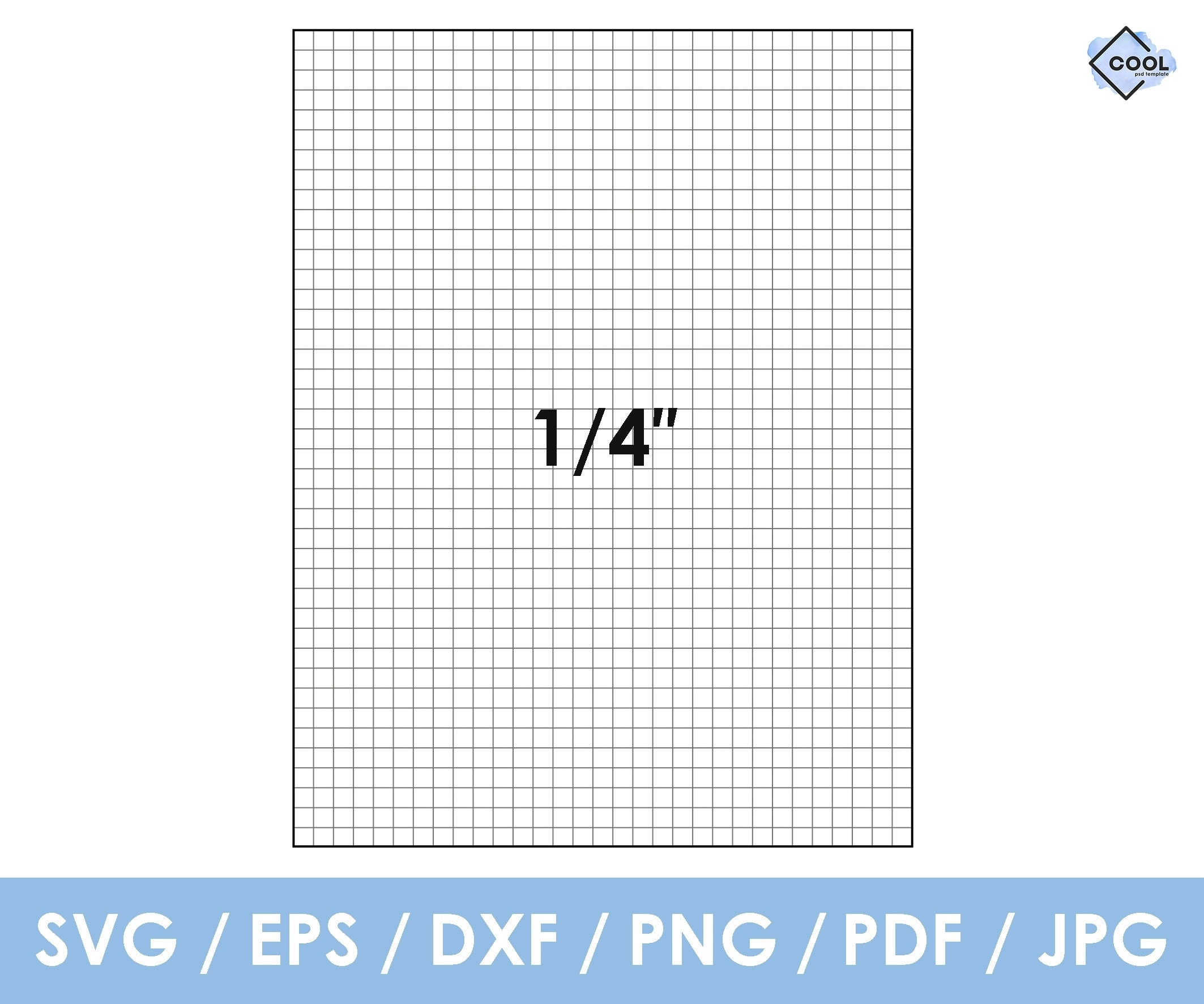 Graph Grid Paper Cross Stitch Paper 1 4 Inches 0 25 With 1 Inches Grid Pdf Svg Png Printable Instant Download Etsy Graph Grid Paper Cross Stitch Paper 1 4 Inches 0 25 With 1 Inches Grid Pdf Svg Png Printable Instant Download Etsy