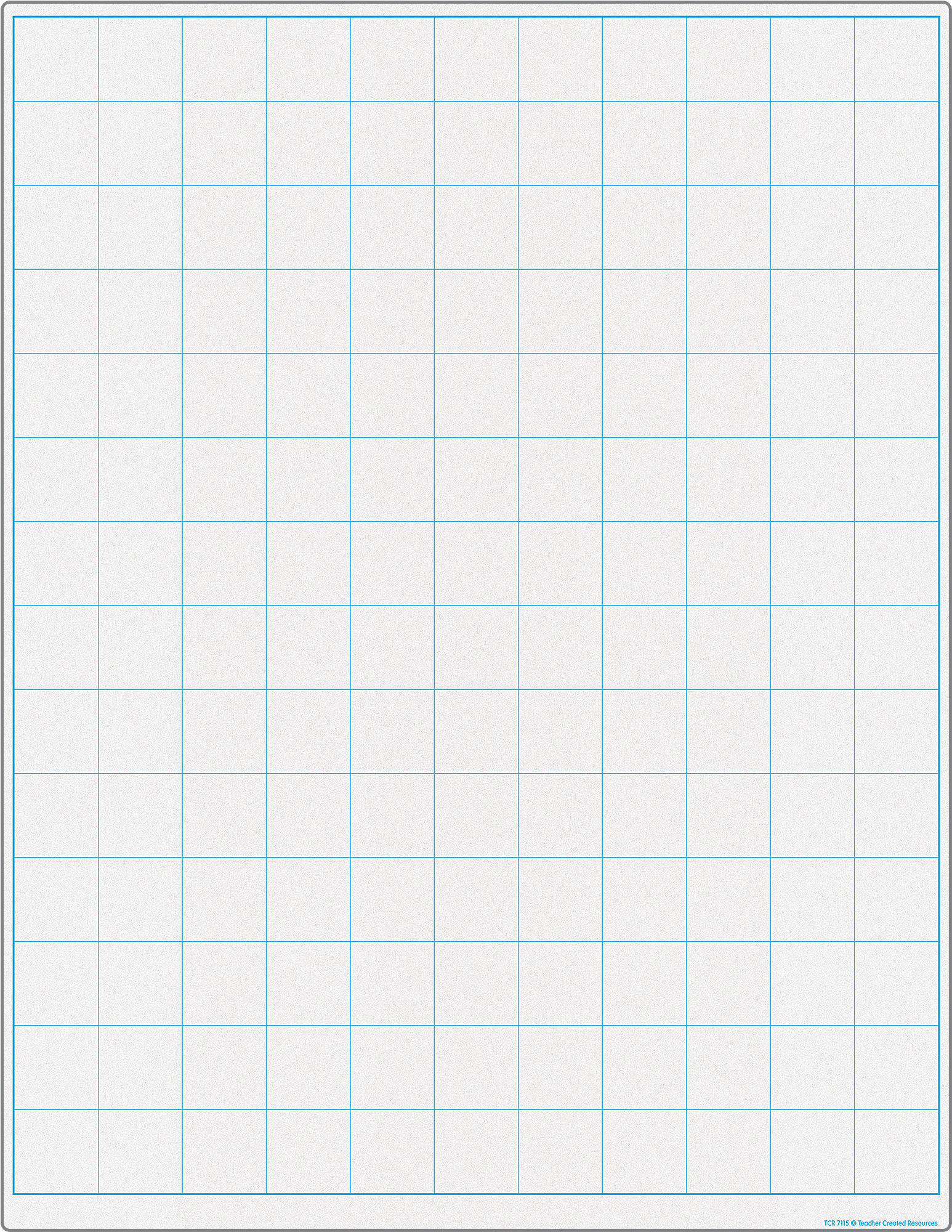 Graphing Grid 1 Inch Squares Write On Wipe Off Chart TCR7115 Teacher Created Resources Graphing Grid 1 Inch Squares Write On Wipe Off Chart TCR7115 Teacher Created Resources