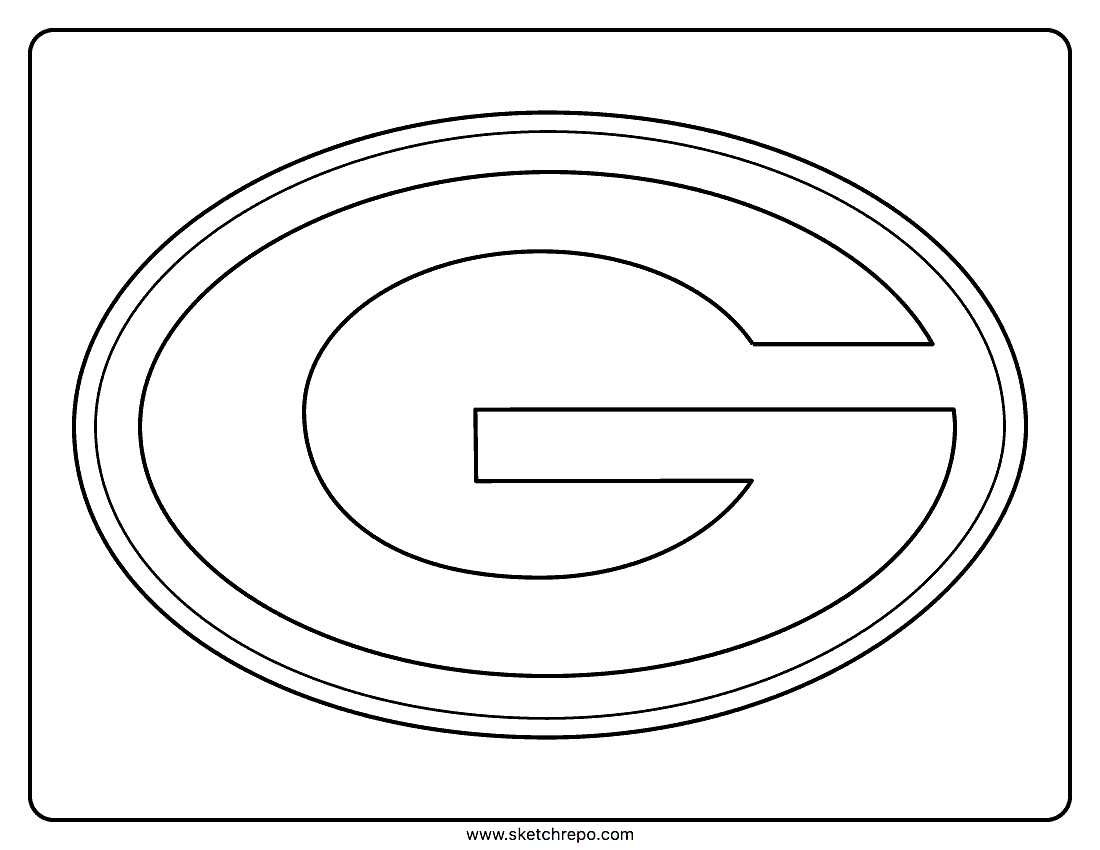 Green Bay Packers Coloring Pages Sketch Repo