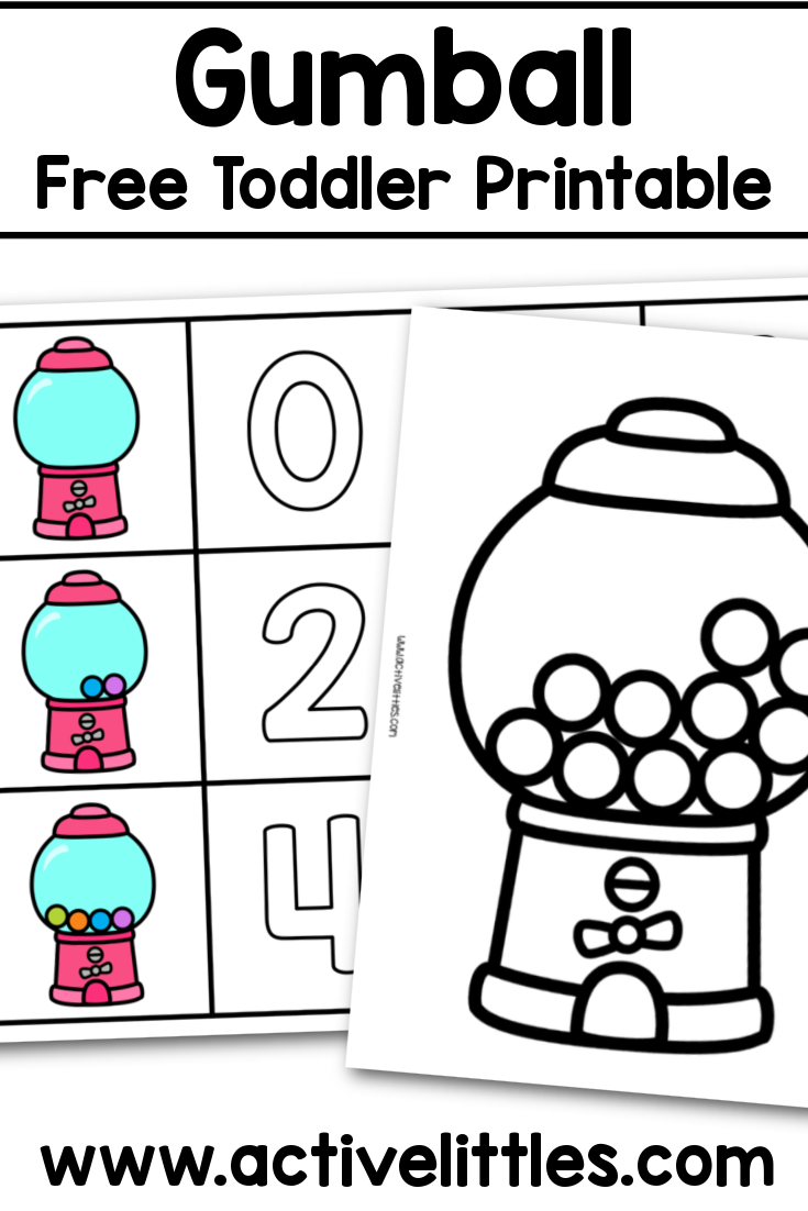 Gumball Free Printable For Preschool Active Littles Gumball Free Printable For Preschool Active Littles