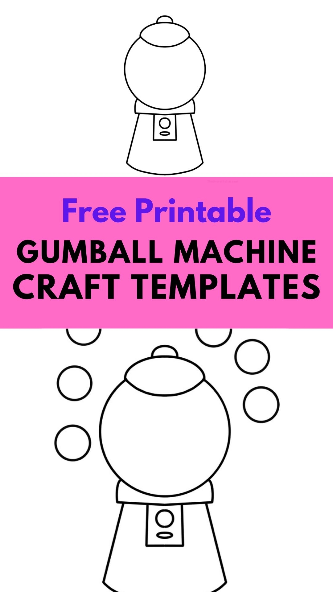 Gumball Machine Free Printable Activity Gumball Machine Free Printable Activity