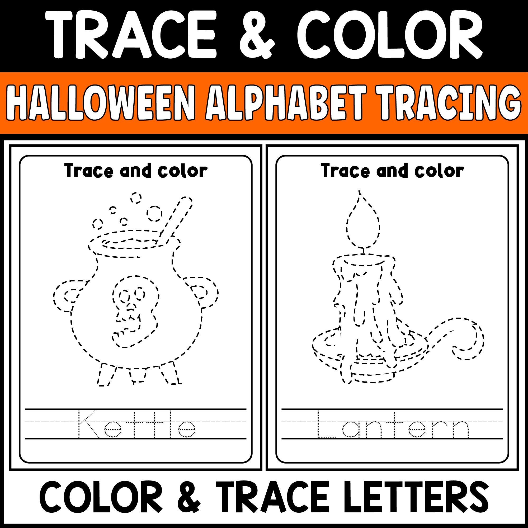 Halloween Trace And Color With Alphabet Tracing A Z Halloween Activity Made By Teachers Halloween Trace And Color With Alphabet Tracing A Z Halloween Activity Made By Teachers