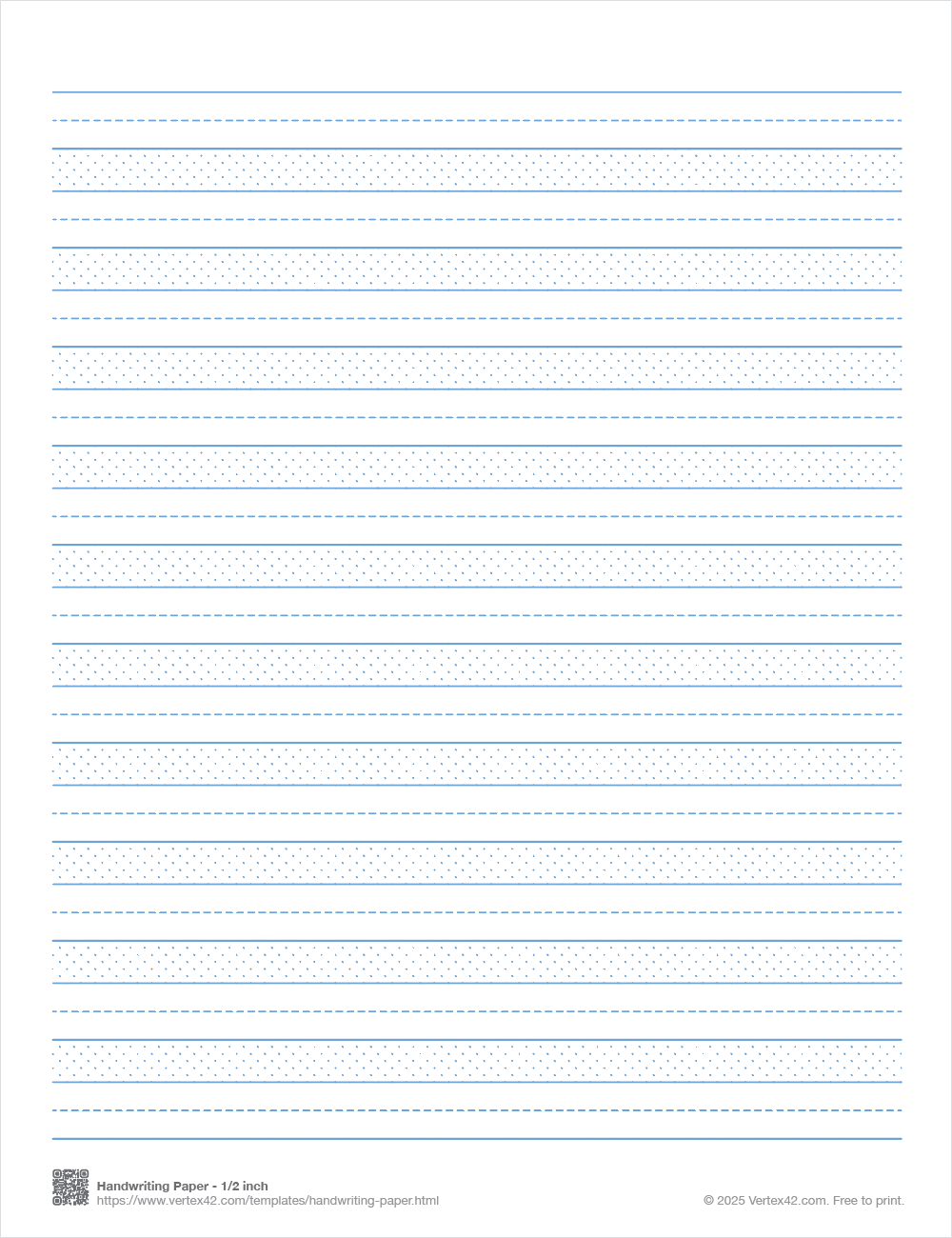 Handwriting Practice Paper Free Printable PDFs Handwriting Practice Paper Free Printable PDFs