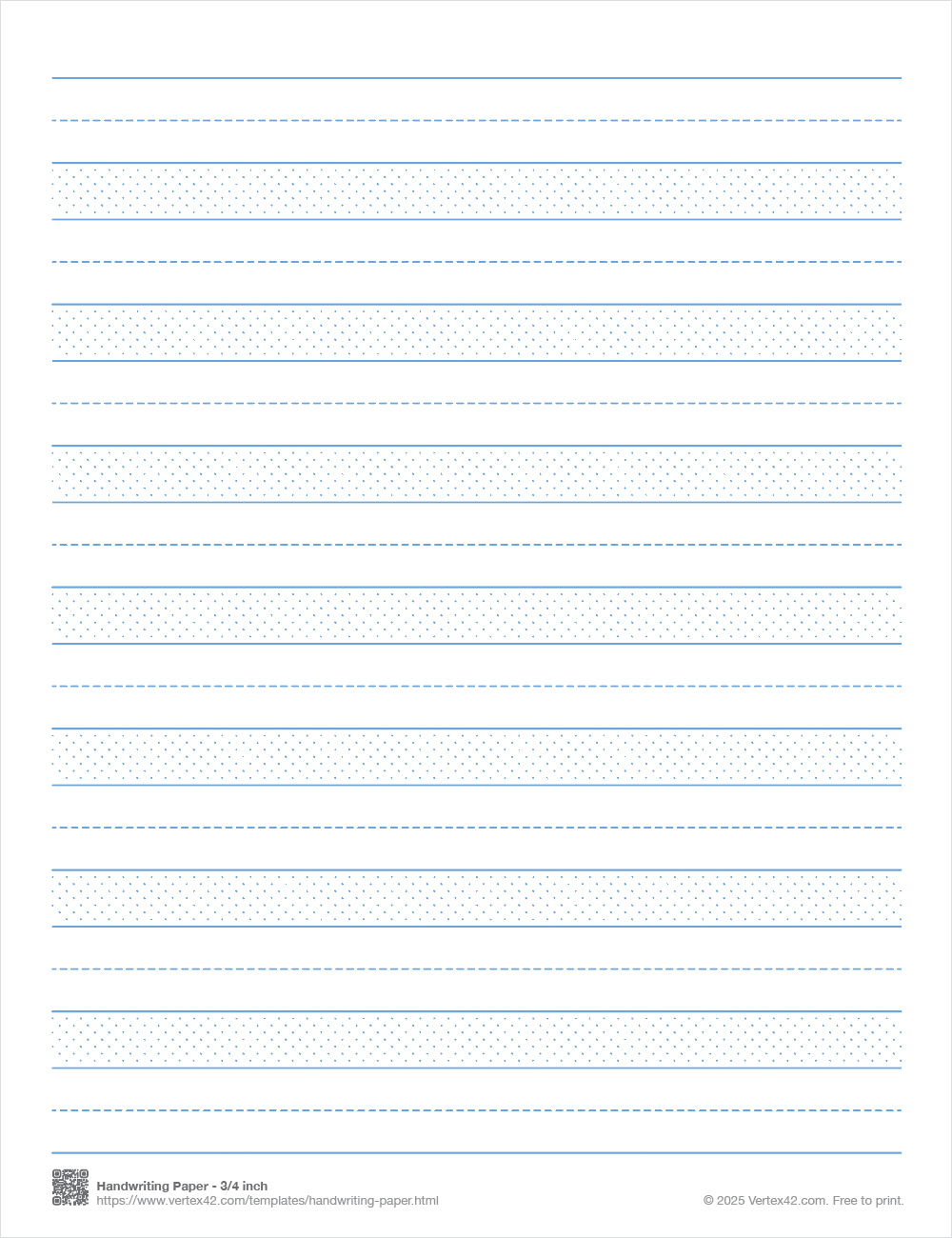 Handwriting Practice Paper Free Printable PDFs Handwriting Practice Paper Free Printable PDFs