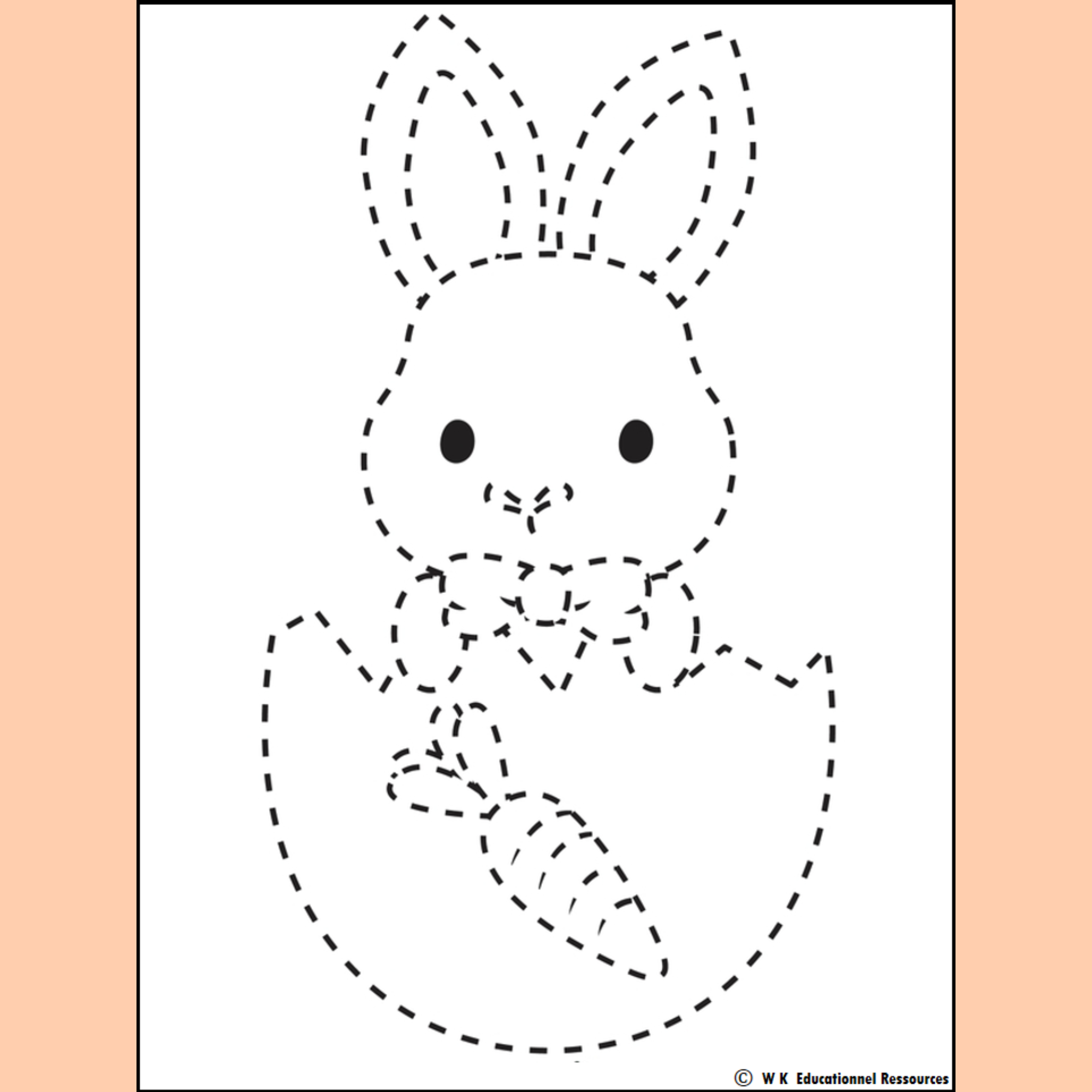 Happy Easter Day Spring Dot To Dot Coloring Pages Connect The Dots Sheets April Made By Teachers