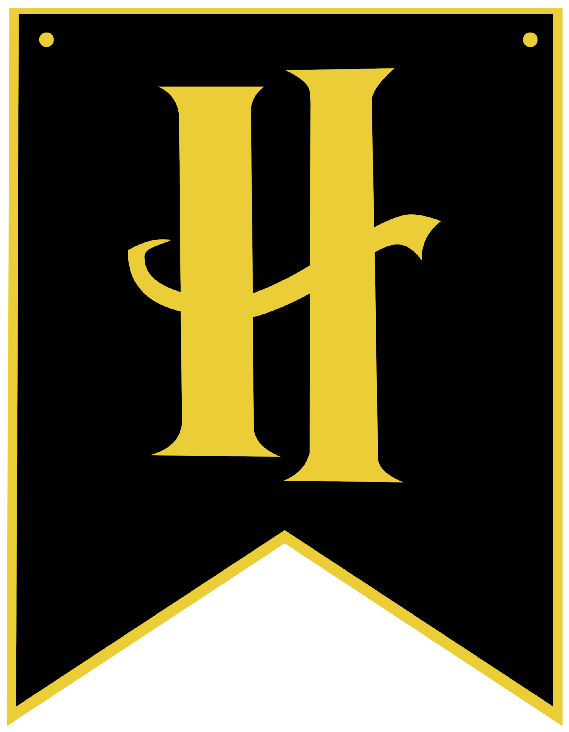 Harry Potter House Banners Free Printable Paper Trail Design Harry Potter House Banners Free Printable Paper Trail Design