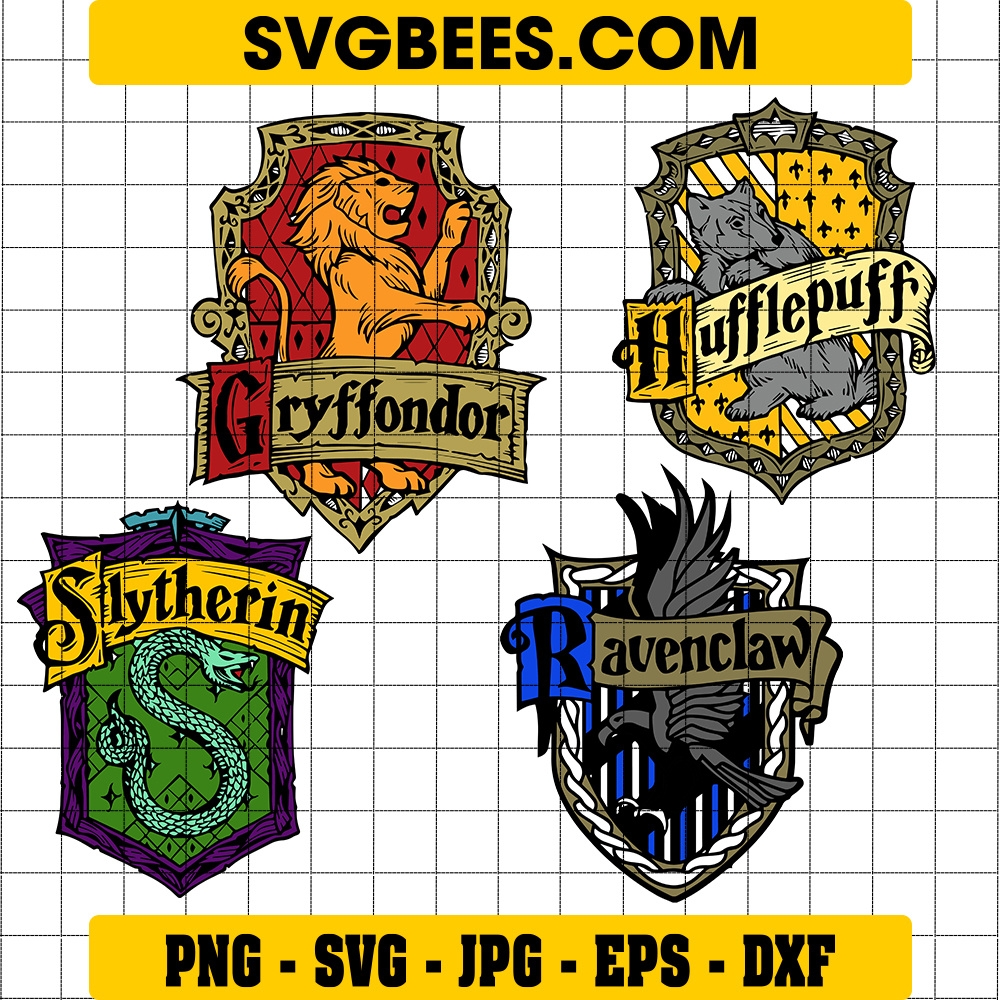 Harry Potter House Crest SVG By SVGbees SVG Files For Cricut Get Premium SVGs On Dribbble