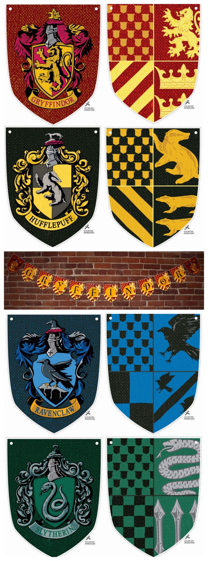 harry potter printable banner