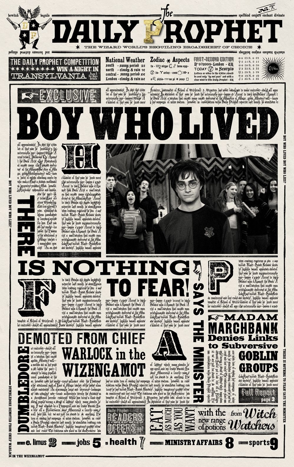 Harry Potter Printable Posters Free Printable Party Favors