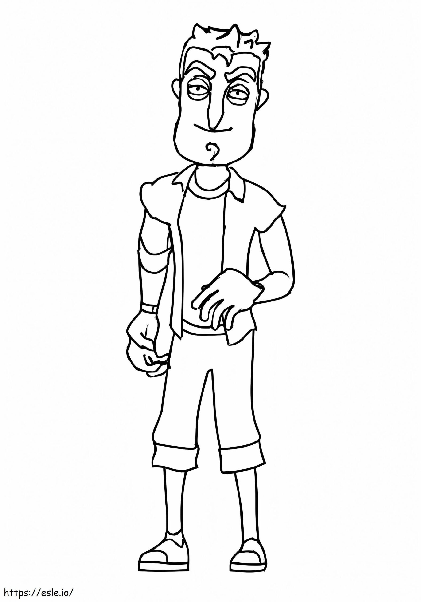 Hello Neighbor 7 Coloring Page