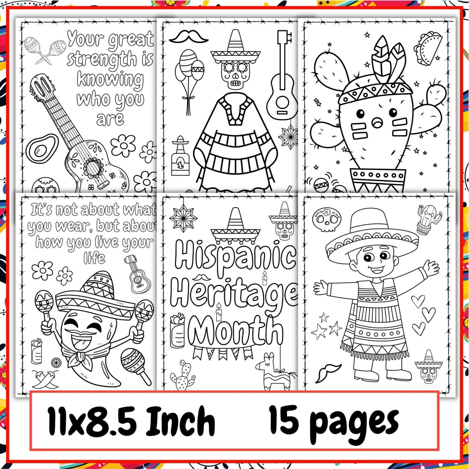 Hispanic Heritage Month Coloring Pages Hispanic Heritage Month Coloring Sheets Classful Hispanic Heritage Month Coloring Pages Hispanic Heritage Month Coloring Sheets Classful