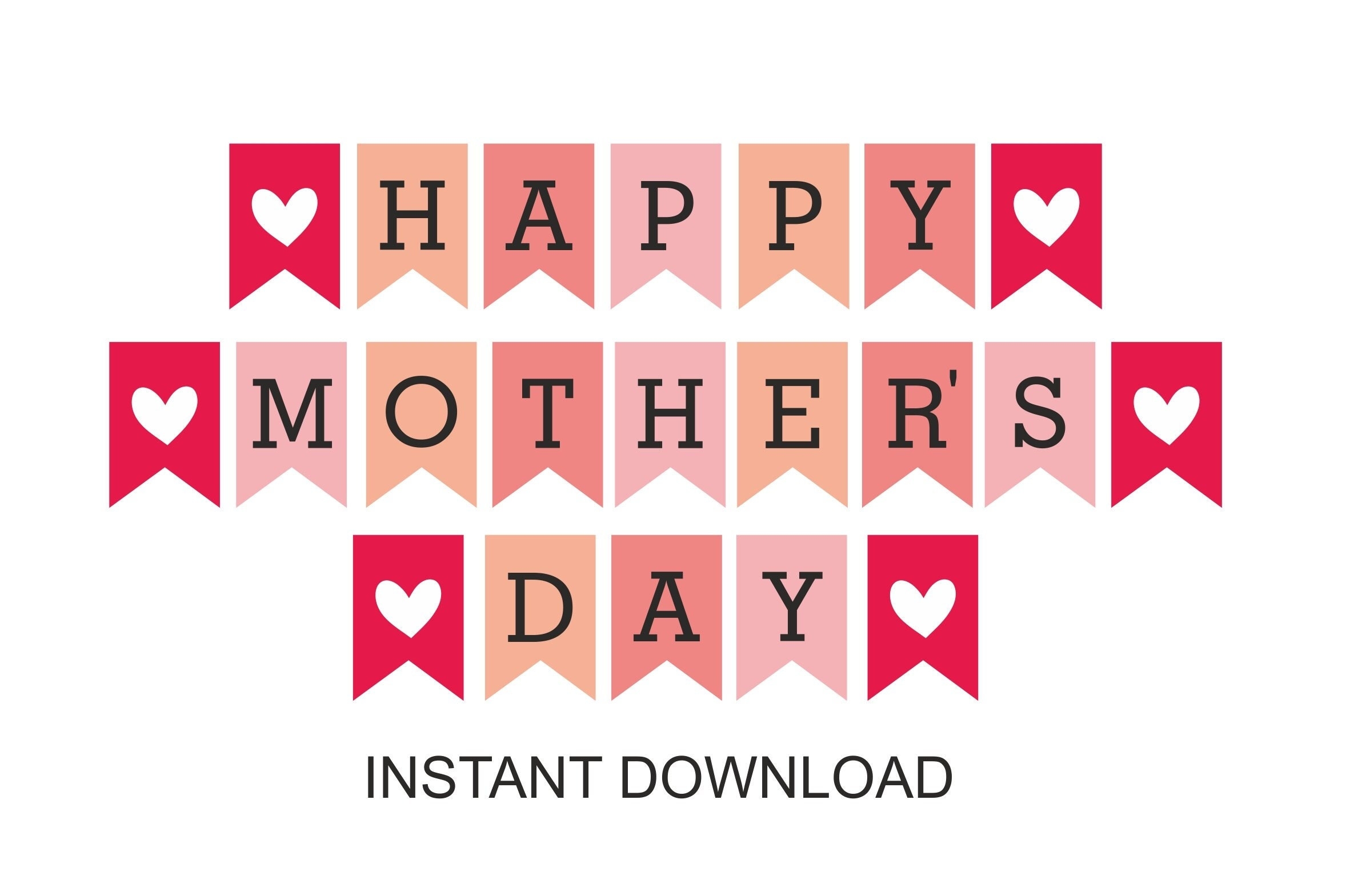 Hot Happy Mothers Day Banner Printable Discount