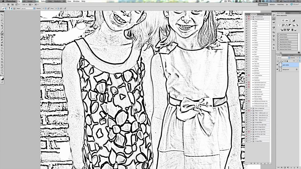 How To Create A Coloring Sheet From Your Own Picture YouTube