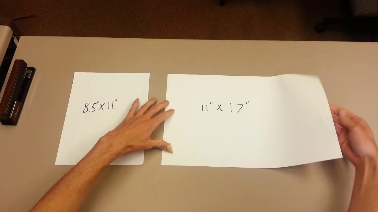 How To Fold 11X17 To 8 5x11 YouTube How To Fold 11X17 To 8 5x11 YouTube