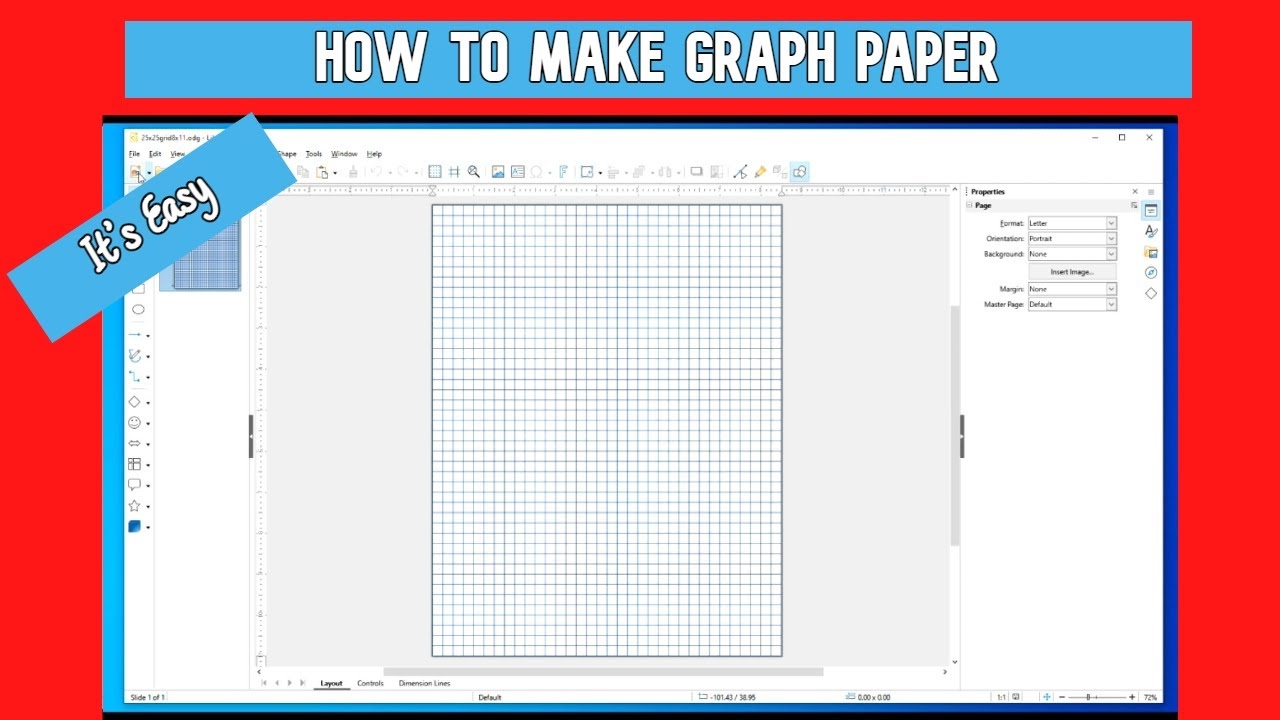 How To Make Graph Paper Its So EASY YouTube How To Make Graph Paper Its So EASY YouTube