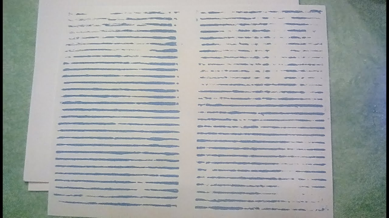 How To Make Lined Paper For A TN WITHOUT A Printer YouTube How To Make Lined Paper For A TN WITHOUT A Printer YouTube