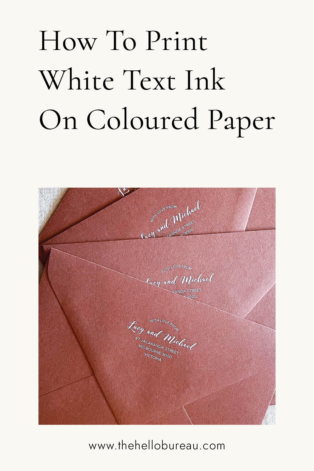 How To Print White Text Ink On Coloured Paper How To Print White Text Ink On Coloured Paper