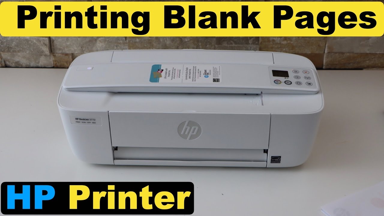 HP Printer Printing Blank Pages 2 Reasons YouTube HP Printer Printing Blank Pages 2 Reasons YouTube