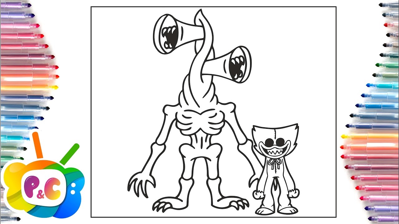 siren head coloring pages