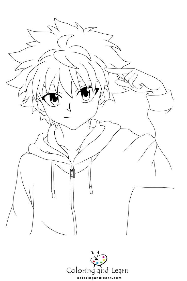 Hunter X Hunter Coloring Pages Coloringandlearn