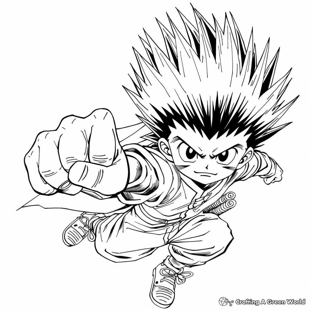 Hunter X Hunter Coloring Pages Free Printable 