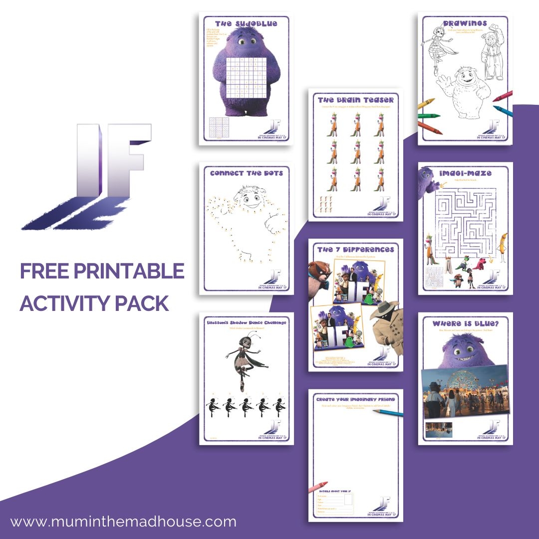 IF Movie Activity Pack Free Printable Mum In The Mad House