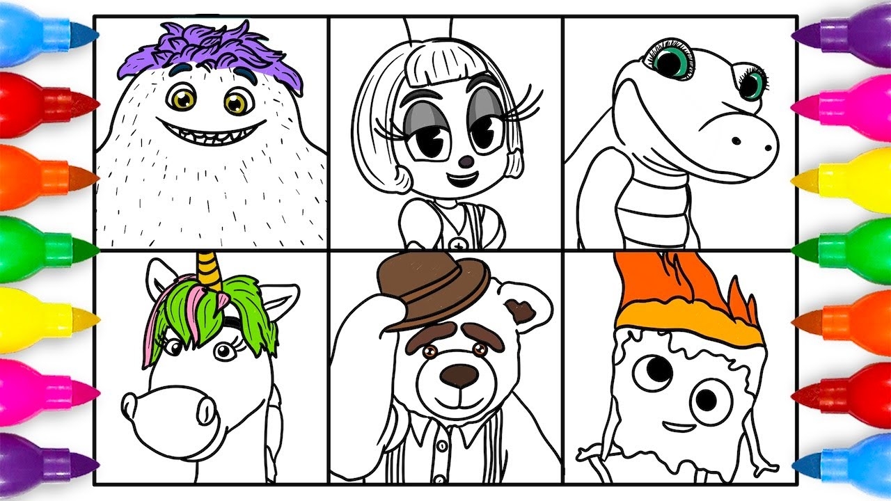 IF Movie Blue Blossom Ally Unicorn Lewis Marshmallow Coloring On IPad YouTube