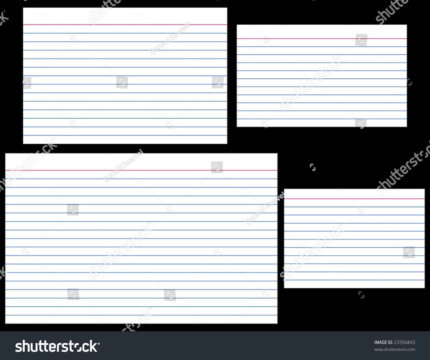 Index Cards Four Popular Sizes 4 Stock Vector Royalty Free 23356843 Shutterstock Index Cards Four Popular Sizes 4 Stock Vector Royalty Free 23356843 Shutterstock