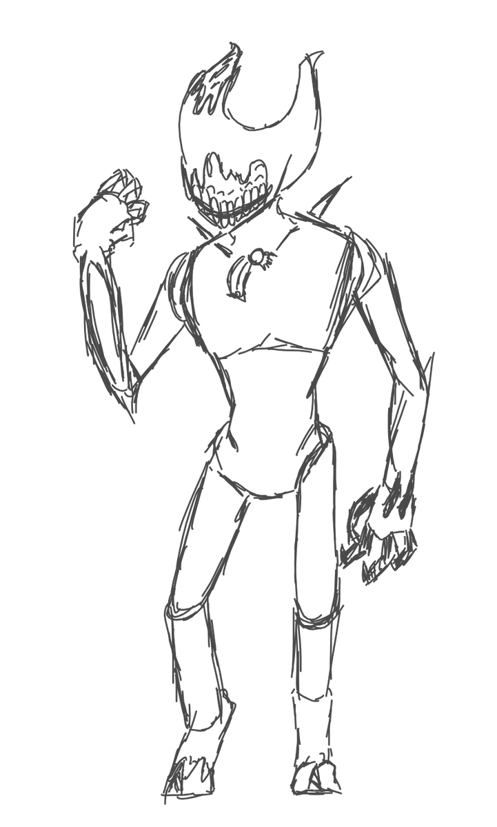 Ink Demon From Today On White Board Because Im White Bored