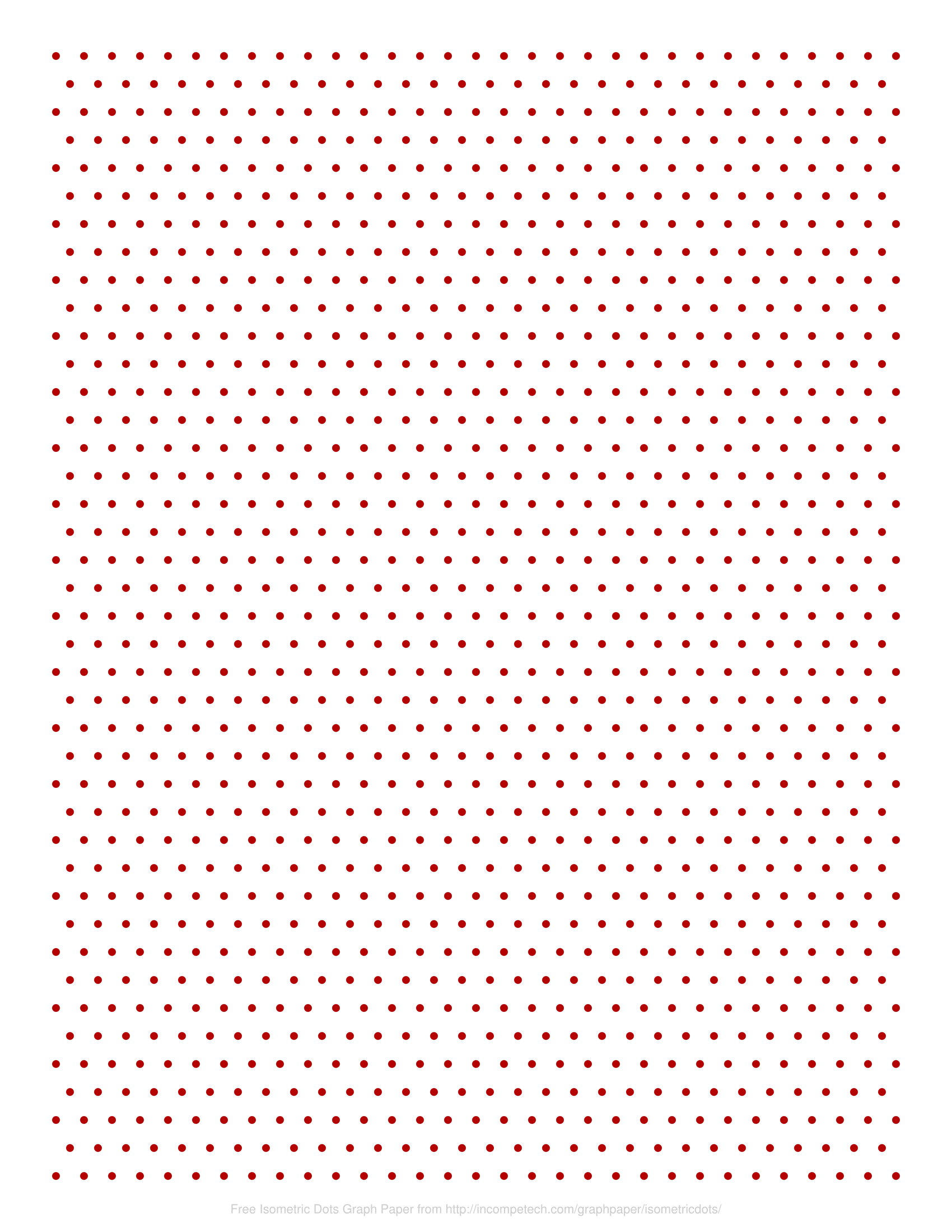 Isometric Dots Graph Paper Generators