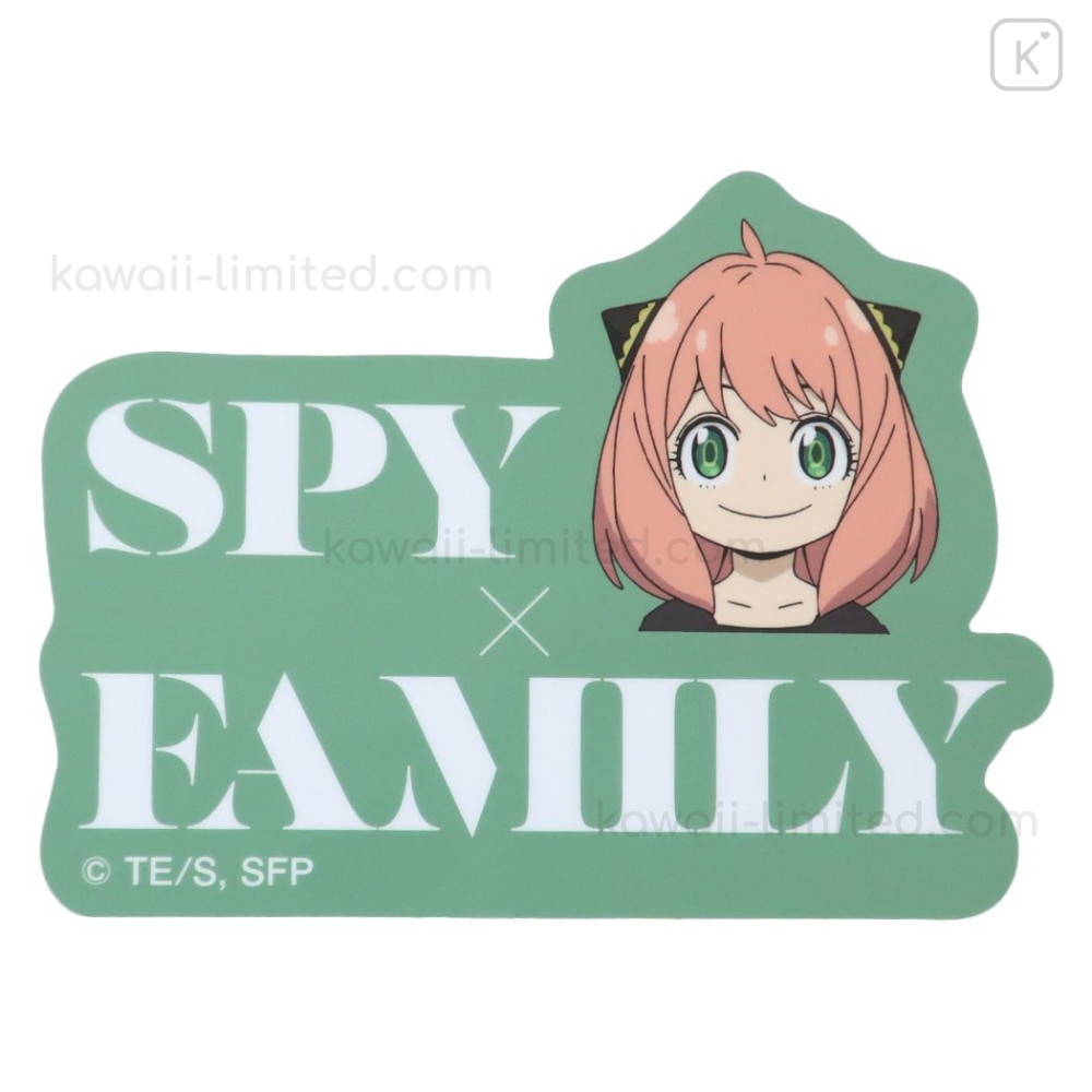 Japan Spy Family Big Sticker Anya Forger Logo Kawaii Limited