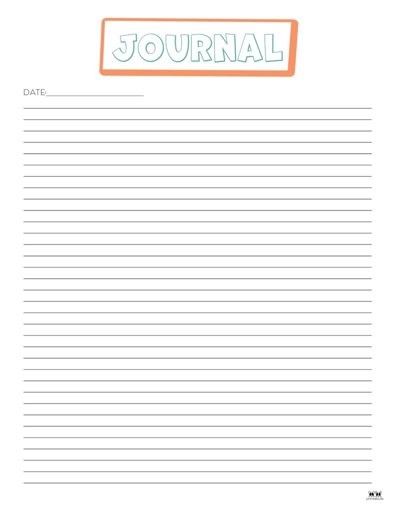 Journal Templates Pages 25 FREE Printables Printabulls Journal Templates Pages 25 FREE Printables Printabulls